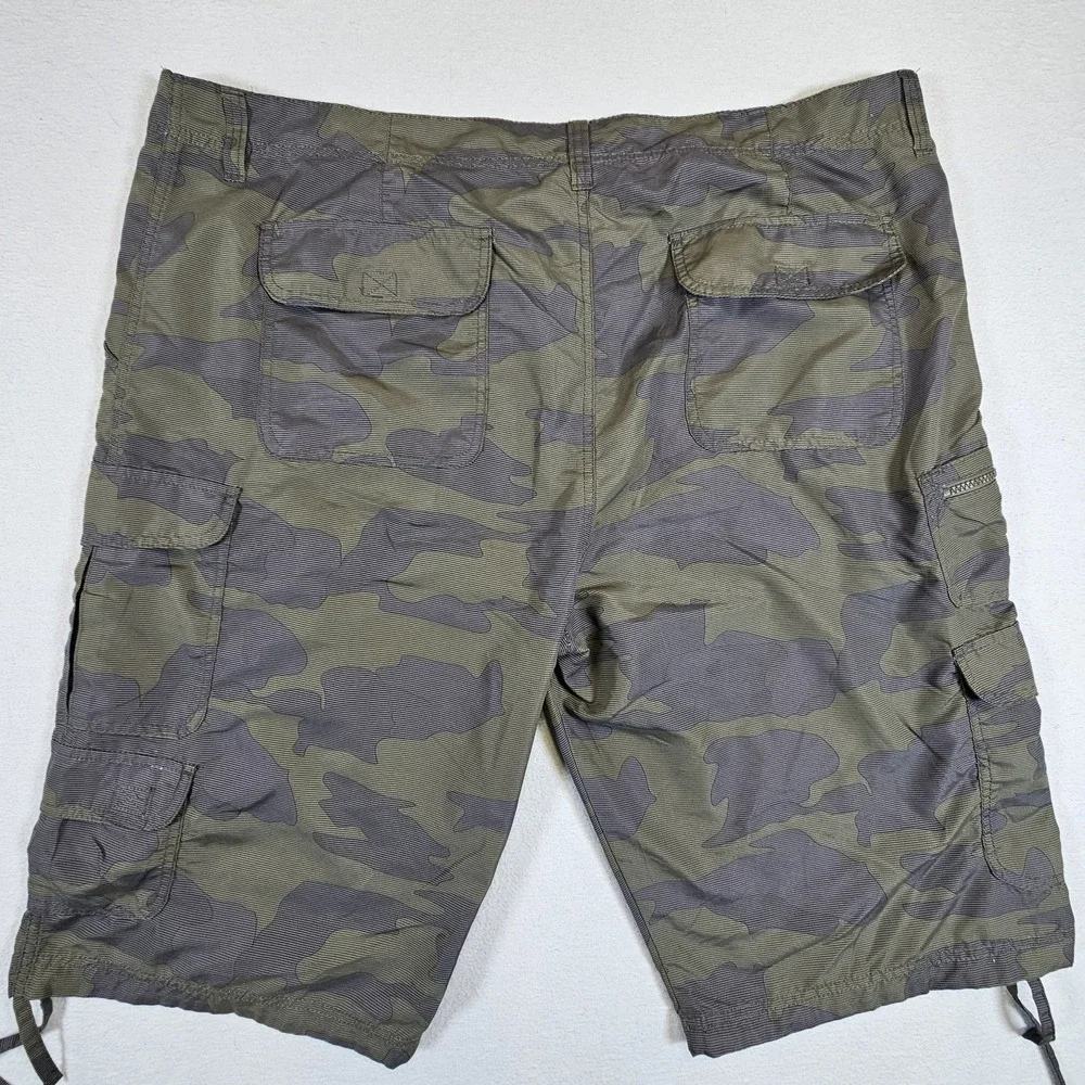 Plugg Cargo Shorts Men's W 46 Hybrid Utility Casual Outdoor Fishing Camo Hiking